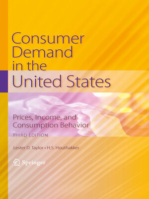 cover image of Consumer Demand in the United States